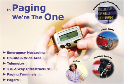 Digital Paging, Pagers, Wireless Messaging, RF Equipment, Telemetry Equipment